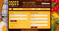 Desktop Screenshot of cocosbakery.smartertakeout.net